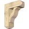 Ekena Millwork Funston Craftsman Rough Sawn Bracket w/ Offset Brace, Douglas Fir, 8"W x 22"D x 26"H BKT0806X22X26FST04RDF - alternate 1